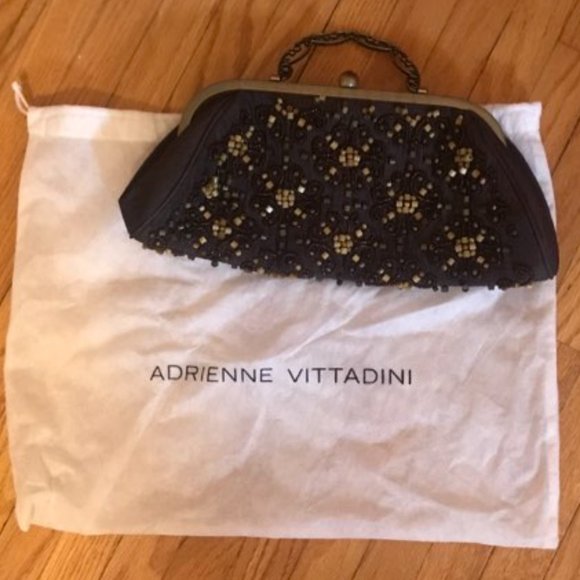 Adrienne Vittadini beaded clutch - Picture 7 of 7